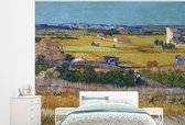 Behang - Fotobehang De oogst - Vincent van Gogh - Breedte 325 cm x hoogte 260 cm