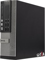 T1A DELL Optiplex 7010 Refurbished DDR3-SDRAM i5-3470 SFF Derde generatie Intel® Core™ i5 4 GB 128 GB SSD Windows 10 Pro PC Zwart, Zilver