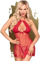 Penthouse Lingerie Libido Boost - Erotische Babydoll - Maat M/L - Rood