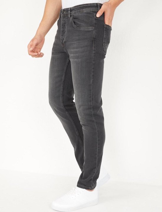 Vroeg Aap faillissement Nette Regular Fit Jeans Heren - DP16- Grijs | bol.com