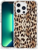 Hip Case Coque iPhone 13 Pro Max pour Smartphone avec bord transparent Léopard