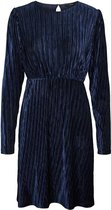 Vero Moda Jurk Vmdania Ls Velvet Short Dress Jrs Ff 10256821 Peacoat Dames Maat - XS