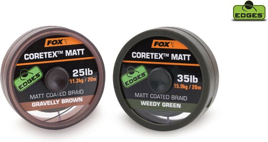 Fox Matt Coretex - Onderlijnmateriaal - Gravelly Brown - 15lb van Fox — afbeelding 3