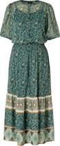 YESTA Leonora Essential Maxi-Jurk - Greyed Mint/Multicol - maat 1(48)