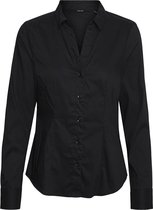 Vero Moda Blouse Vmlady Lock L/s Shirt 10250529 Black Dames Maat - L