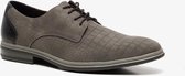 Emilio Salvatini heren veterschoenen - Grijs - Maat 44
