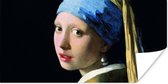 Poster Meisje met de parel - Johannes Vermeer - 150x75 cm