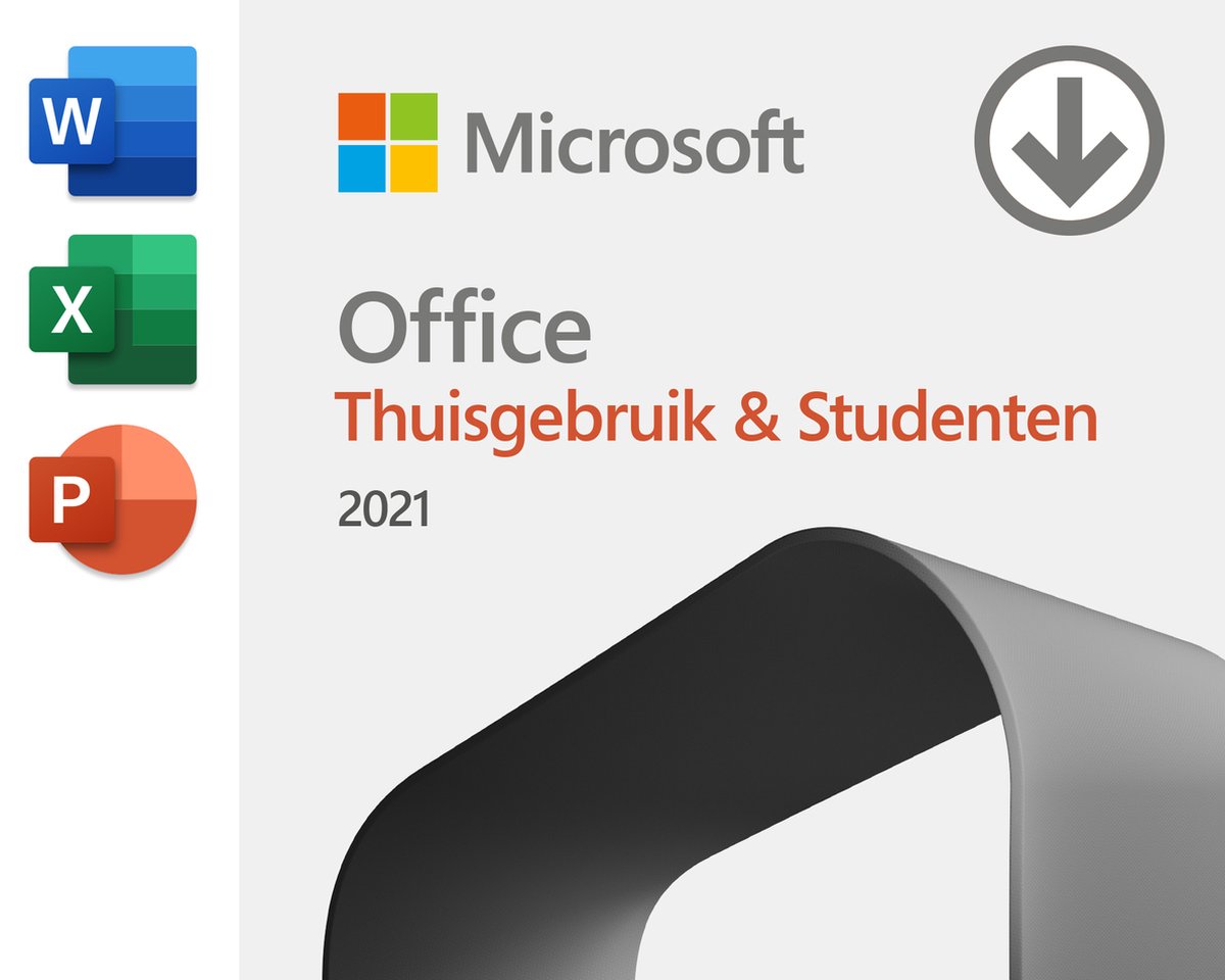 Microsoft Office Home and Student 2021 - 1 apparaat - Eenmalige aankoop (download) - Microsoft