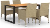 Decoways - 5-delige Tuinset beige