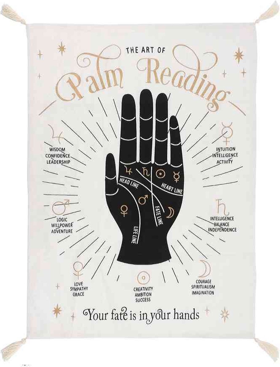 Something Different Wandkleed Small Palmistry Tassel Multicolours