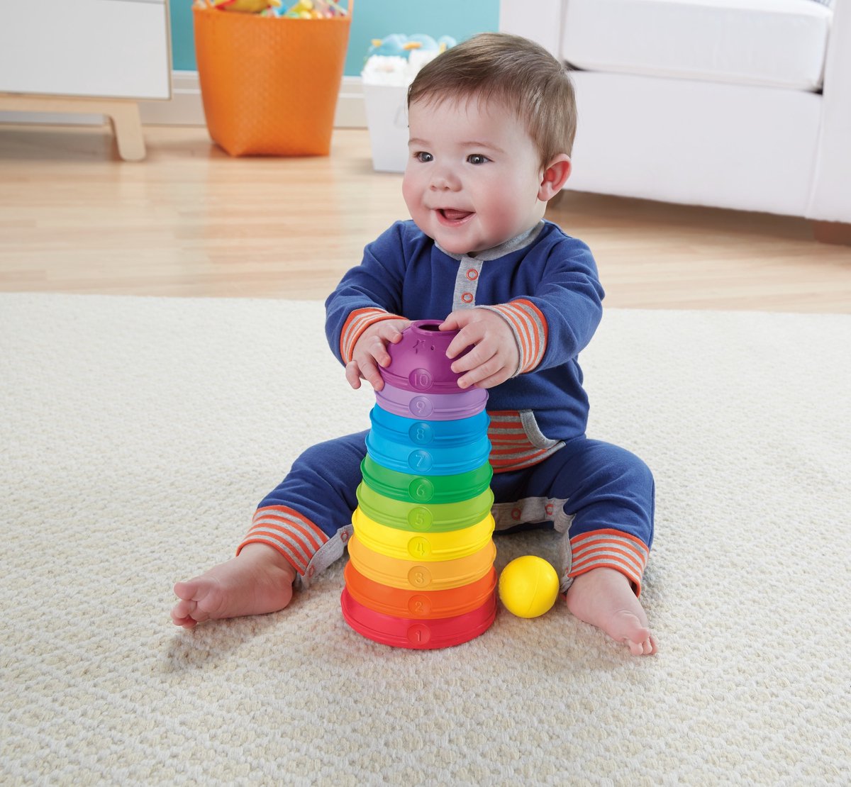 Fisher Price Stapel en Rol bekertjes — afbeelding 13