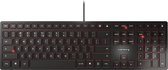 CHERRY KC 6000 Slim toetsenbord USB Amerikaans Engels Zwart
