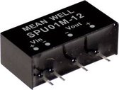 Mean Well SPU01L-15 DC/DC-convertermodule 67 mA 1 W Aantal uitgangen: 1 x