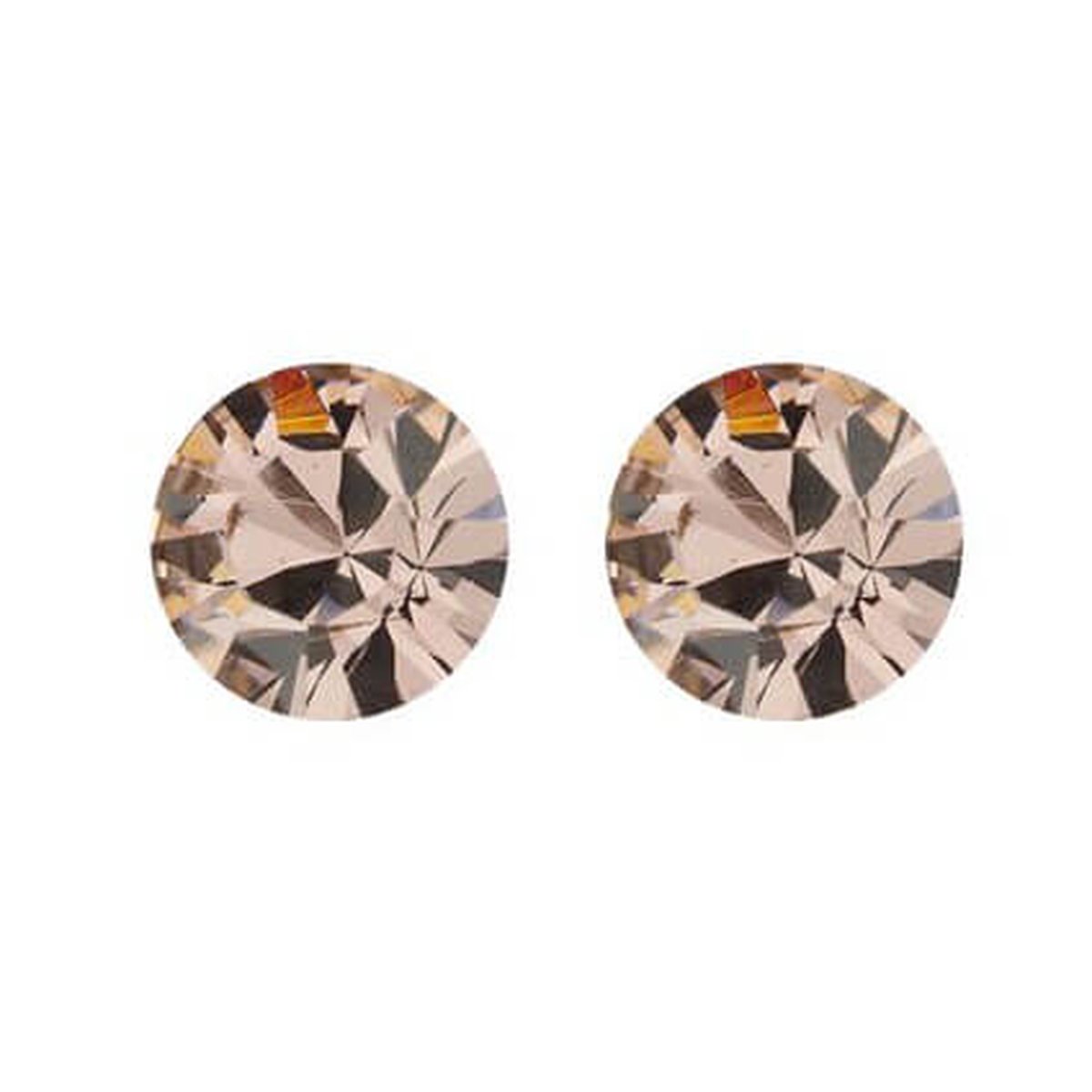 Biba Oorbellen met Swarovski Steentje Vintage Rose