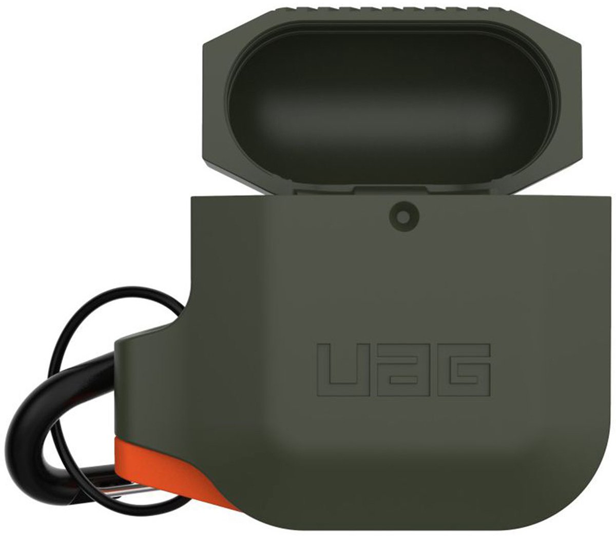 UAG Hoesje schokbestendig siliconen Geschikt voor AirPods 1 / 2 - UAG Rugged Armor Softcase - Groen