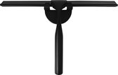 Bally Luxe Badkamer-Raamwisser Met Ophanging 25cm Mat Zwart