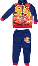 Disney Cars  set joggingpak / trainingspak / vrijetijdspak - Vest + Broek  - Donkerblauw - Maat 92 (maatlabel 98)