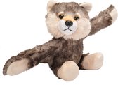 Wild Republic Knuffel Wolf Junior 20 Cm Pluche Grijs