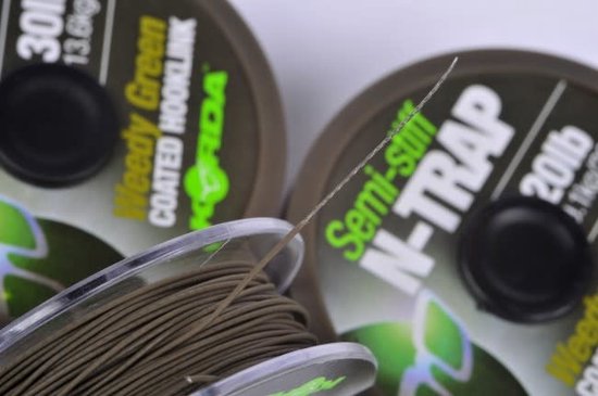 Korda - N-TRAP Semi -Stiff - Green - 20lb - 20m - Groen van Korda — afbeelding 5
