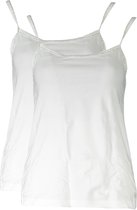 Calvin Klein dames ONE Cotton spaghetti tops (2-pack), zwart -  Maat: XL