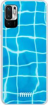 6F hoesje - geschikt voor Xiaomi Redmi Note 10 5G -  Transparant TPU Case - Blue Pool #ffffff