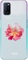 6F hoesje - geschikt voor OPPO A52 -  Transparant TPU Case - Rouge Floweret #ffffff