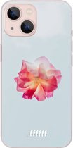 6F hoesje - geschikt voor iPhone 13 - Transparant TPU Case - Rouge Floweret #ffffff