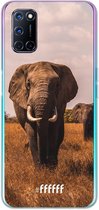 6F hoesje - geschikt voor OPPO A52 -  Transparant TPU Case - Elephants #ffffff