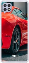 6F hoesje - geschikt voor Samsung Galaxy A22 4G -  Transparant TPU Case - Ferrari #ffffff