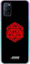 6F hoesje - geschikt voor OPPO A72 -  Transparant TPU Case - D20 - Black #ffffff