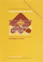 Avant d'un livre jaune avec le titre "Orthopedische geneeskunde".