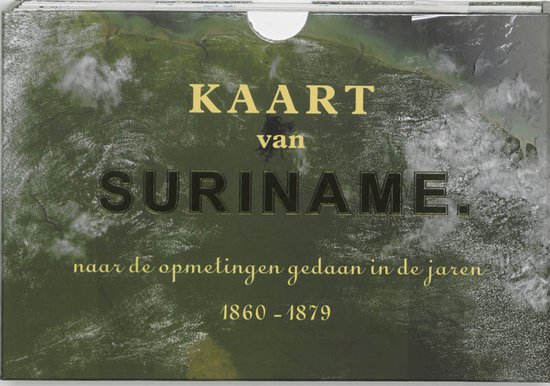 Kaart van Suriname Facsimile editie - cover