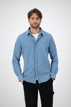 Mud Jeans  -  Don Denim Shirt  -  Tee  -  Stone Blue  -  XL