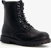 Blue Box meisjes veterboots - Zwart - Maat 25