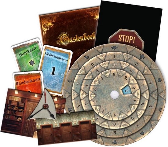 Thumbnail van een extra afbeelding van het spel Spellenbundel - 3 Stuks - Exit - De Verlaten Hut & Het Verboden Slot & De Onheilspellende Villa