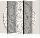 Vouwscherm - Mandala 3D , 225x172cm , gemonteerd geleverd, dubbelzijdig geprint (kamerscherm)