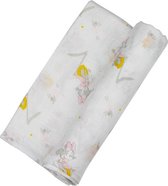 Interbaby Hydrofiele Doek Minnie 120 X 120 Cm Katoen/bamboe Wit