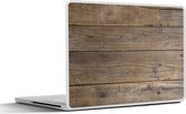 Laptop sticker - 17.3 inch - Planken van hout met een bijzondere structuur - 40x30cm - Laptopstickers - Laptop skin - Cover