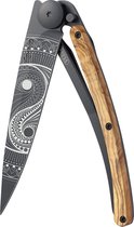 Deejo Pacific pocket knife Olive Wood
