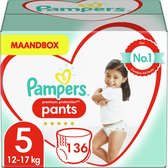 Pampers Premium Protection Pants Luierbroekjes - Maat 5 - Maandbox - 136 luierbroekjes - Voordeel