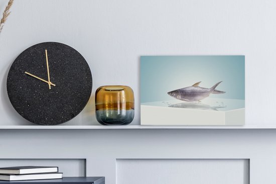 Tableau sur Toile Un Bar Brillant - 30x20 cm - Décoration murale