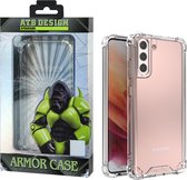 Atouchbo Armor Case Samsung S21 hoesje transparant