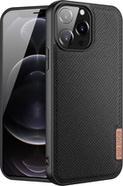 Dux Ducis - Hoesje geschikt voor iPhone 13 Pro Max - Fino Series - Back Cover - Zwart