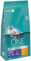 Purina One Gesteriliseerde Binnenkatten - kattenvoer - Kip - 1.5kg
