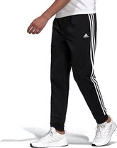 Adidas Warm-Up Tricot Tapered 3-Stripes Joggingbroek Zwart Heren - Maat L