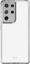 Itskins Hoesje Geschikt voor Samsung Galaxy S21 Ultra - Itskins Hybrid Clear Backcover - Transparant