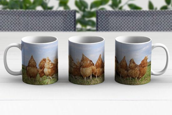 Grappige koffiemok - F Caw F Kip Mok met Geluid, 11 oz