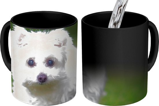 Winkee Upside Down Pets Koffiemok - Grappige Dierenmok Met Kat, Hond Of Panda, 350 Ml