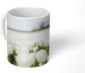 Mok - Tulpenveld met witte tulpen - 350 ML - Beker