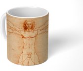 Mok - Vitruviusman - Leonardo da Vinci - 350 ML - Beker